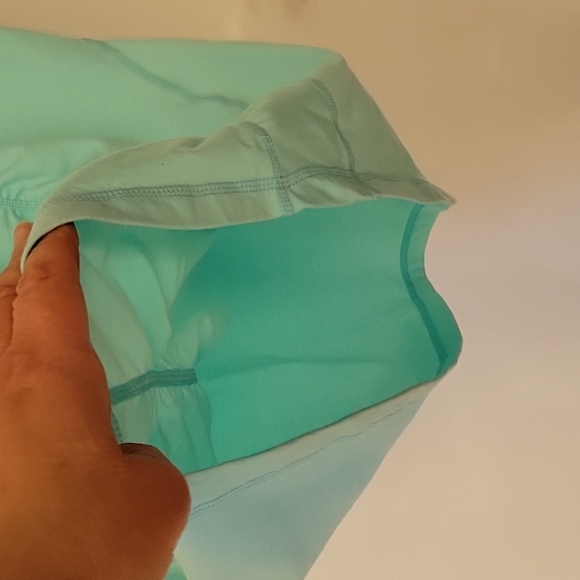 NWT Zella Flex Fit Ruched Workout Blue szXL short sleeve cotton spandex v neck - Picture 13 of 16